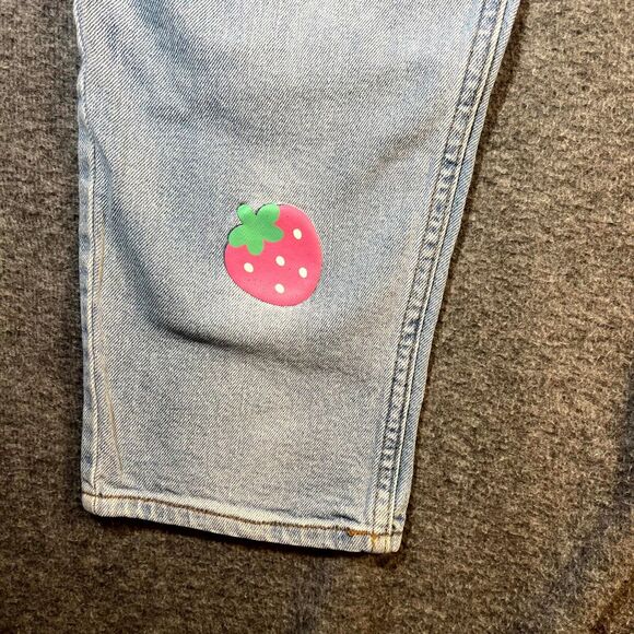 My Melody Sanrio Womens 15 Jeans Denim Light Blue Hello Kitty 34x26 - Picture 7 of 14